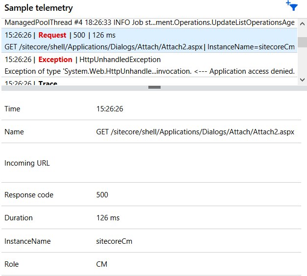 azure application insights sample telemetry error details 2 blog vinicius deschamps 1