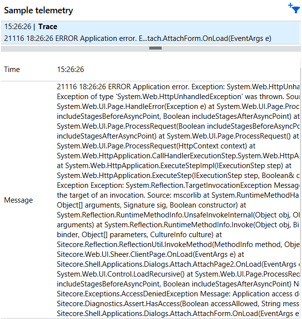 azure application insights sample telemetry error details 3 blog vinicius deschamps 1