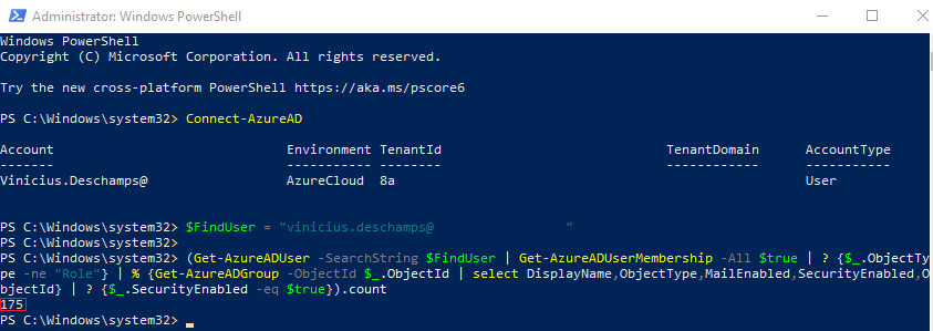 Powershell Check Azure AD Group Membership Blog Vinicius Deschamps