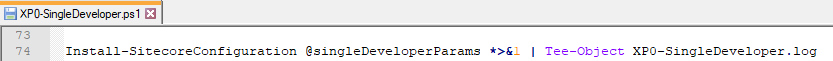 Sitecore XP0 SingleDeveloper Powershell Log Enabled Blog Vinicius Deschamps